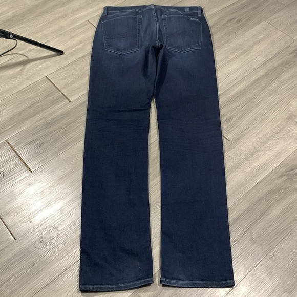 7 For All Mankind “Slimmy” Darkwash Stretch Jeans size 32 - Picture 2 of 13